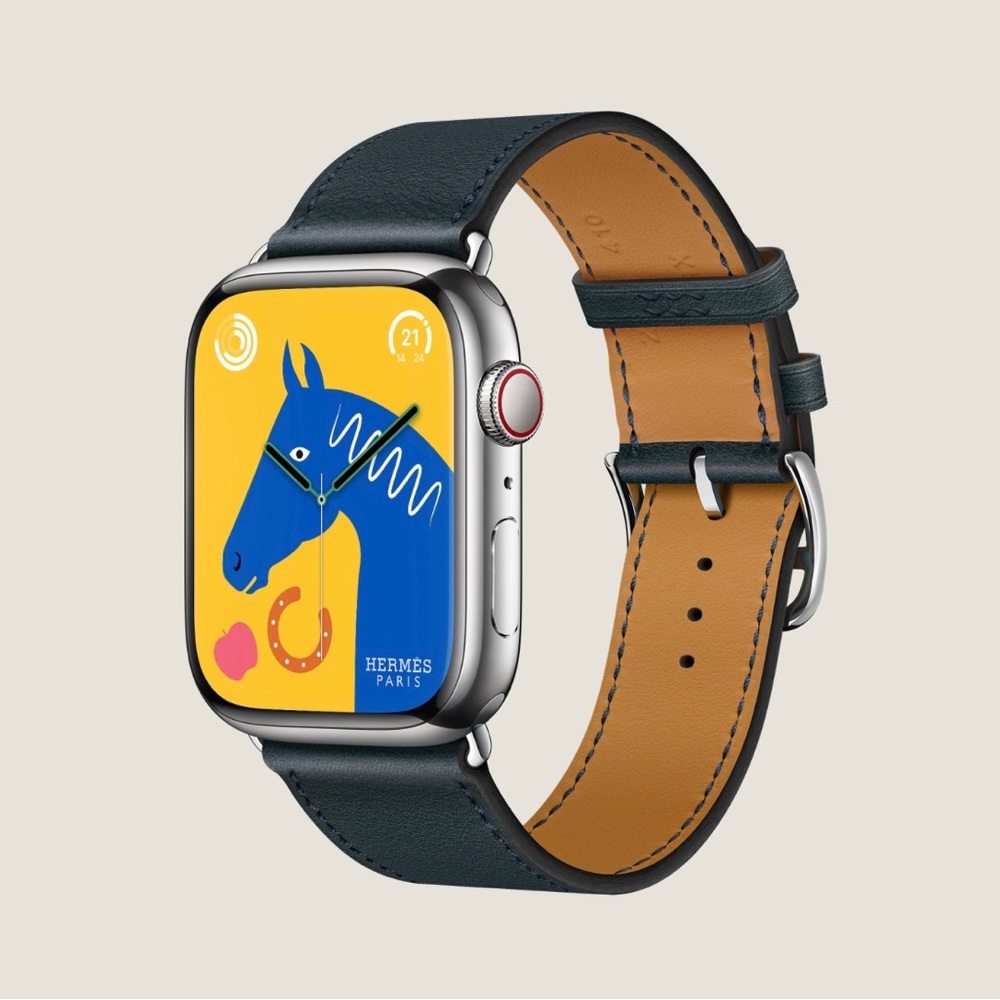 Brand New! Band Apple Watch Hermès Single Tour 45 mm